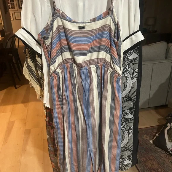 RVCA Proxy Woven Striped Dress - Picture 5 of 7